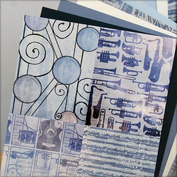 Club Stamp Paper Makeover