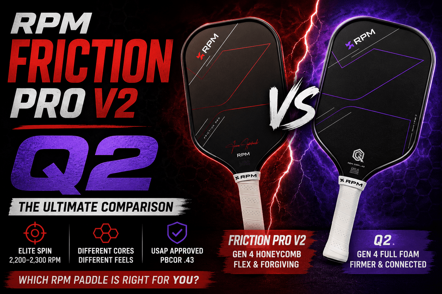 RPM Friction Pro V2 vs Q2: Same Price, Different Cores