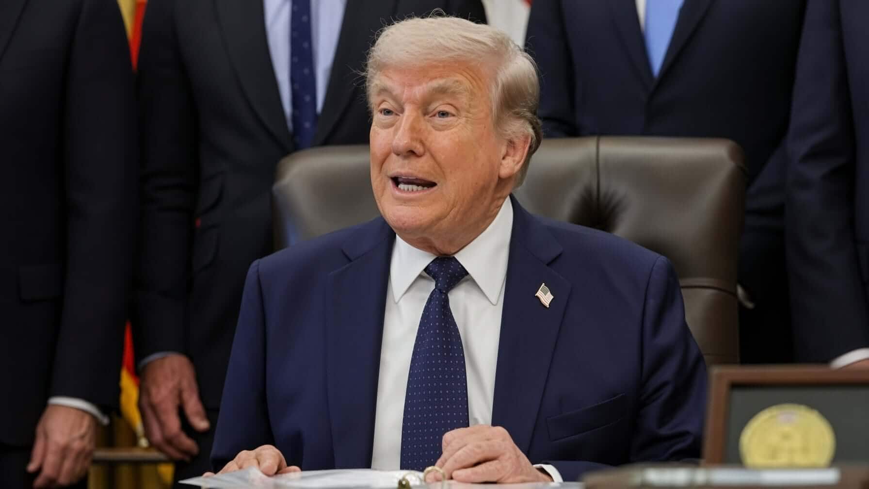 Trump Rules Out Nuclear Weapons as U.S. and Iran Exchange Strikes