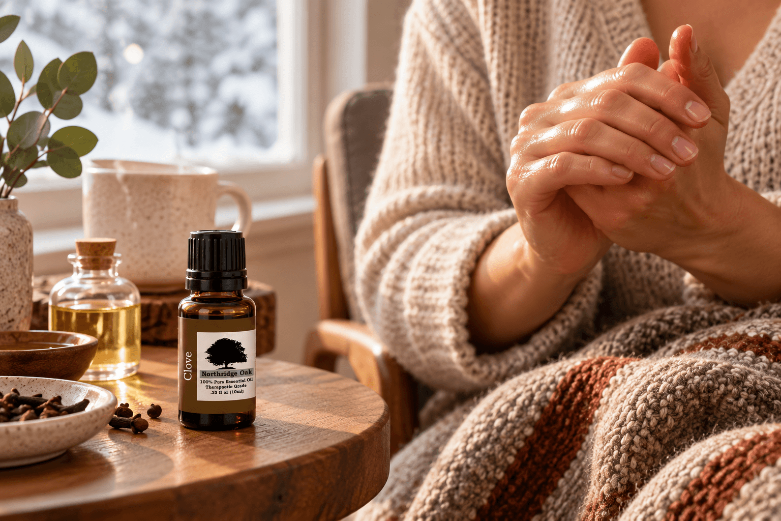 Clove Essential Oil for Circulation and Warming Massage