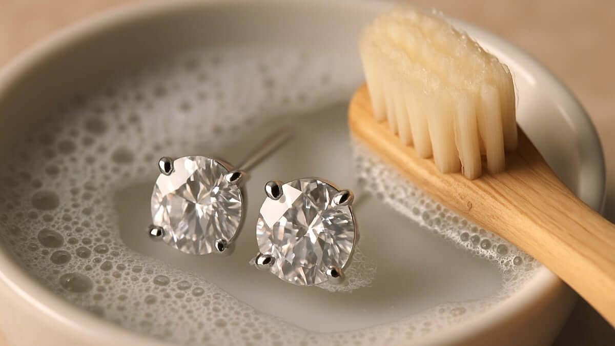 How To Keep Your Diamond Earrings Brilliant (Without Fuss)