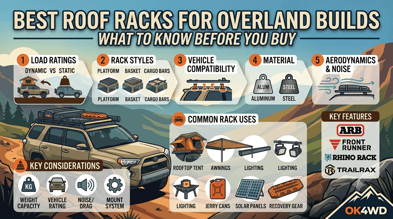Roof Racks for Overland Builds — What to Know Before You Buy
