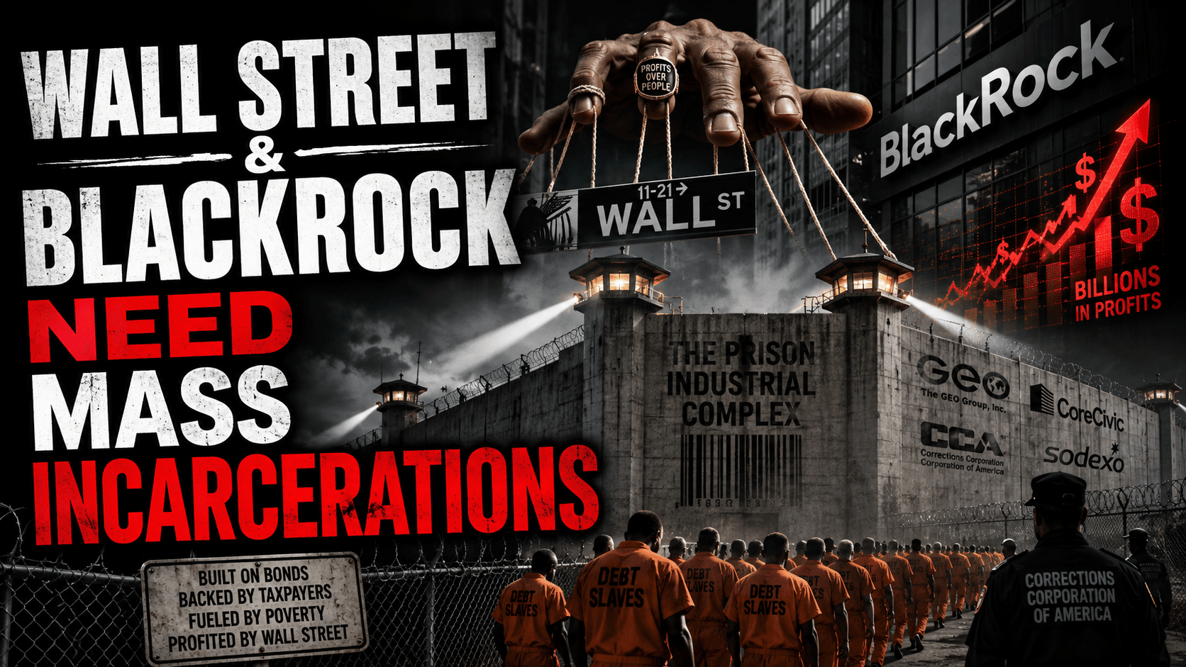 Blackrock & Wall Street NEED Mass Incarcerations [Prison Profits Part 2 by Agent131711]