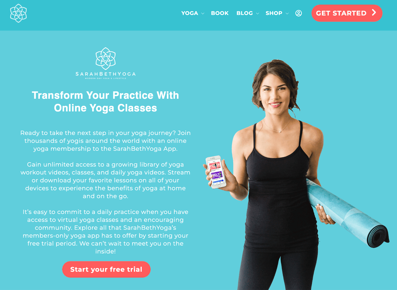 Sarah Beth Yoga classes for beginners
