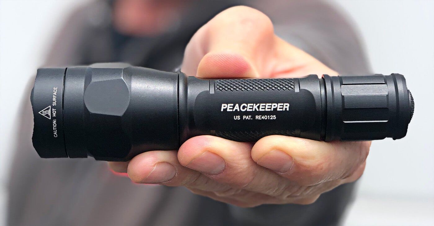 SUREFIRE P1R PEACEKEEPER 600/15ルーメン SUREFIRE P1R PEACEKEEPER: THE LAWMAN'S FLASHLIGHT