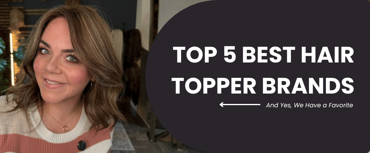 Lacie Rodriguez wearing a Dimples hair topper — Top 5 Best Hair Topper Brands comparison guide