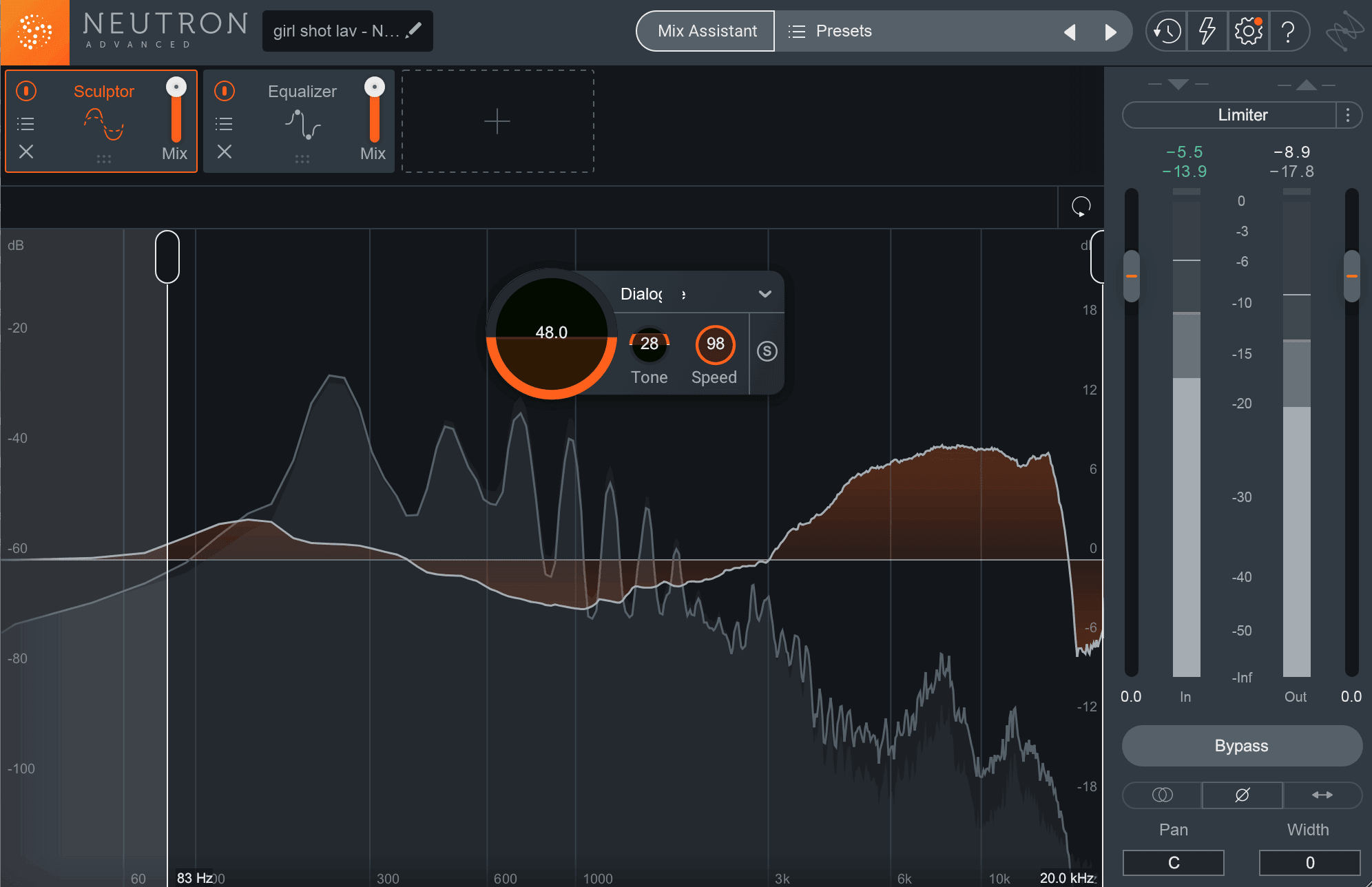 Smoothing resonances in dialogue with Sculptor in Neutron 3