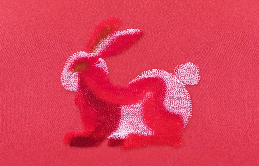 2023 year of the rabbit 3D FUWARI