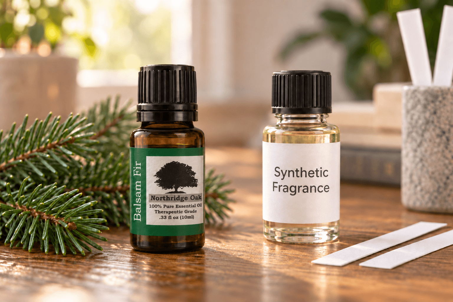 Balsam Fir Essential Oil vs Fragrance Oil