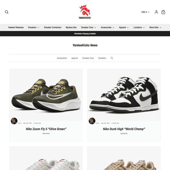 Yankee Kicks Blog