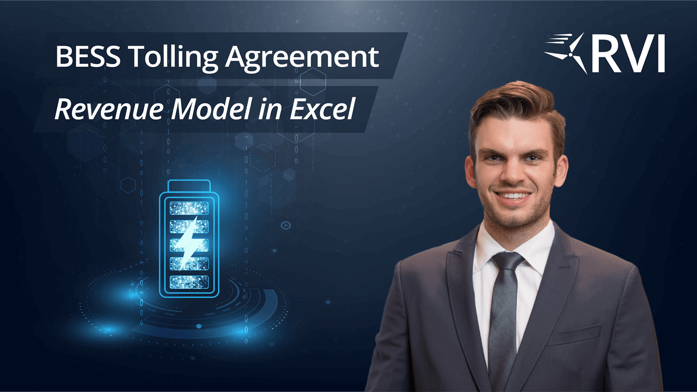 BESS Tolling Agreement Revenue Model in Excel