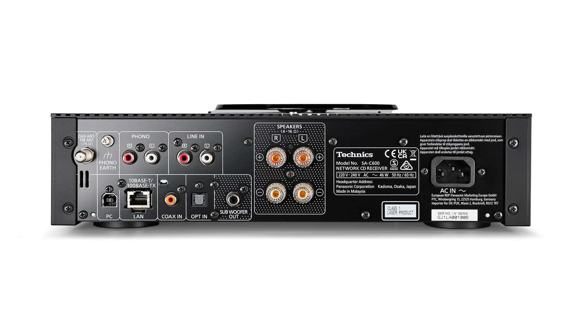 Technics SA-C600 in action