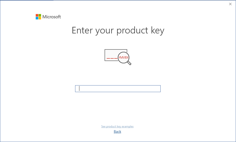 Microsoft Office 2024 activation screen after installation