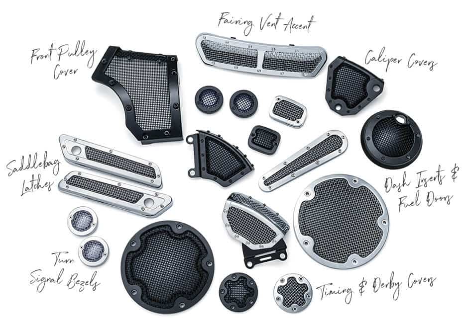 Kuryakyn Mesh Collection Harley Parts