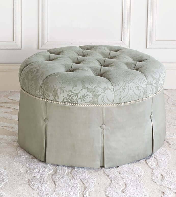 Damask Ottoman from Eastern Accents "Lourde" collection