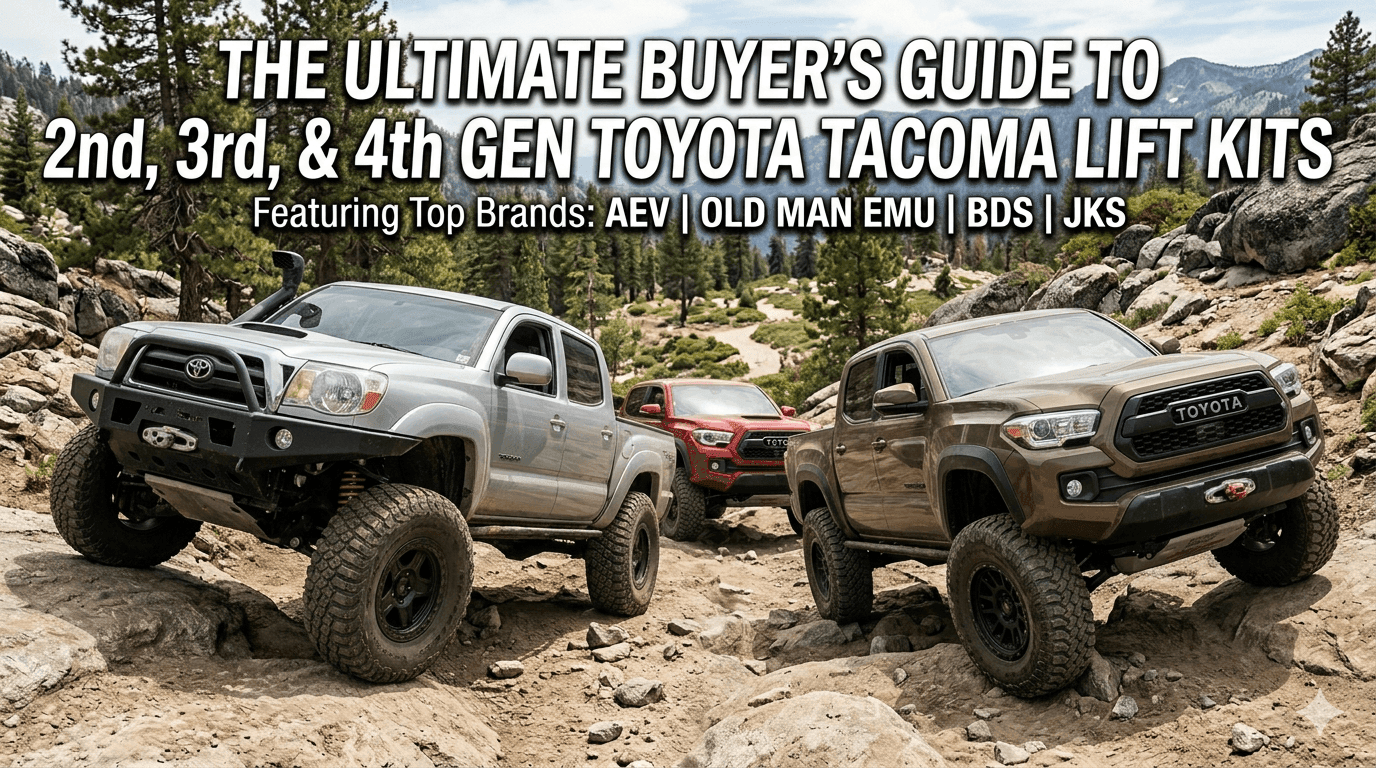 Best Lift Kits for Toyota Tacoma — (2nd, 3rd & 4th Gen)