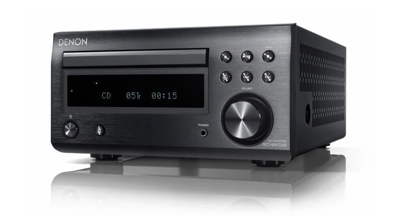 SC-M41 speakers placed further from the wall still deliver tone and weight