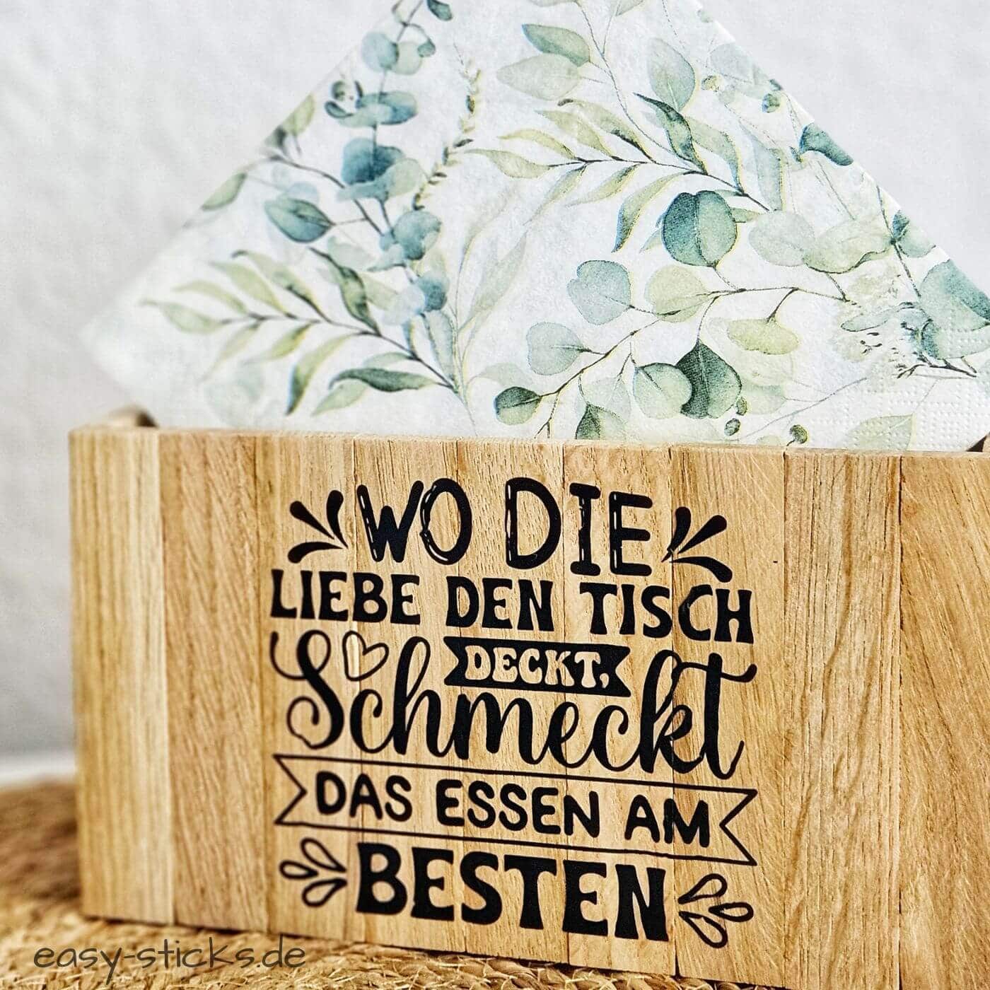 serviettenstaender aus Easy-Sticks 3.0