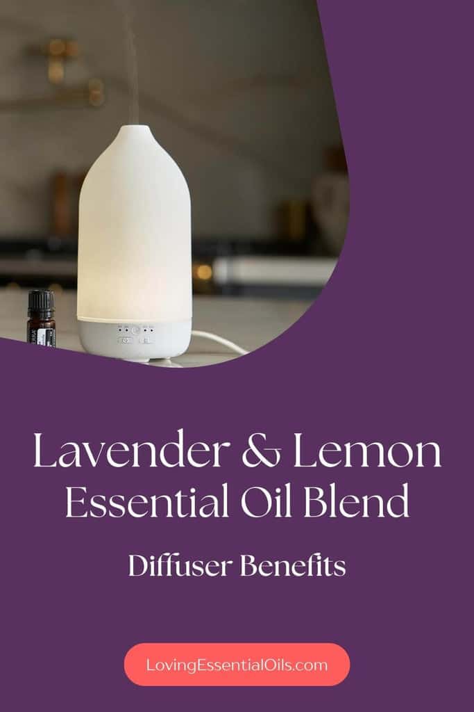 Lavender and lemon essential oil blend by Loving Essential Oils