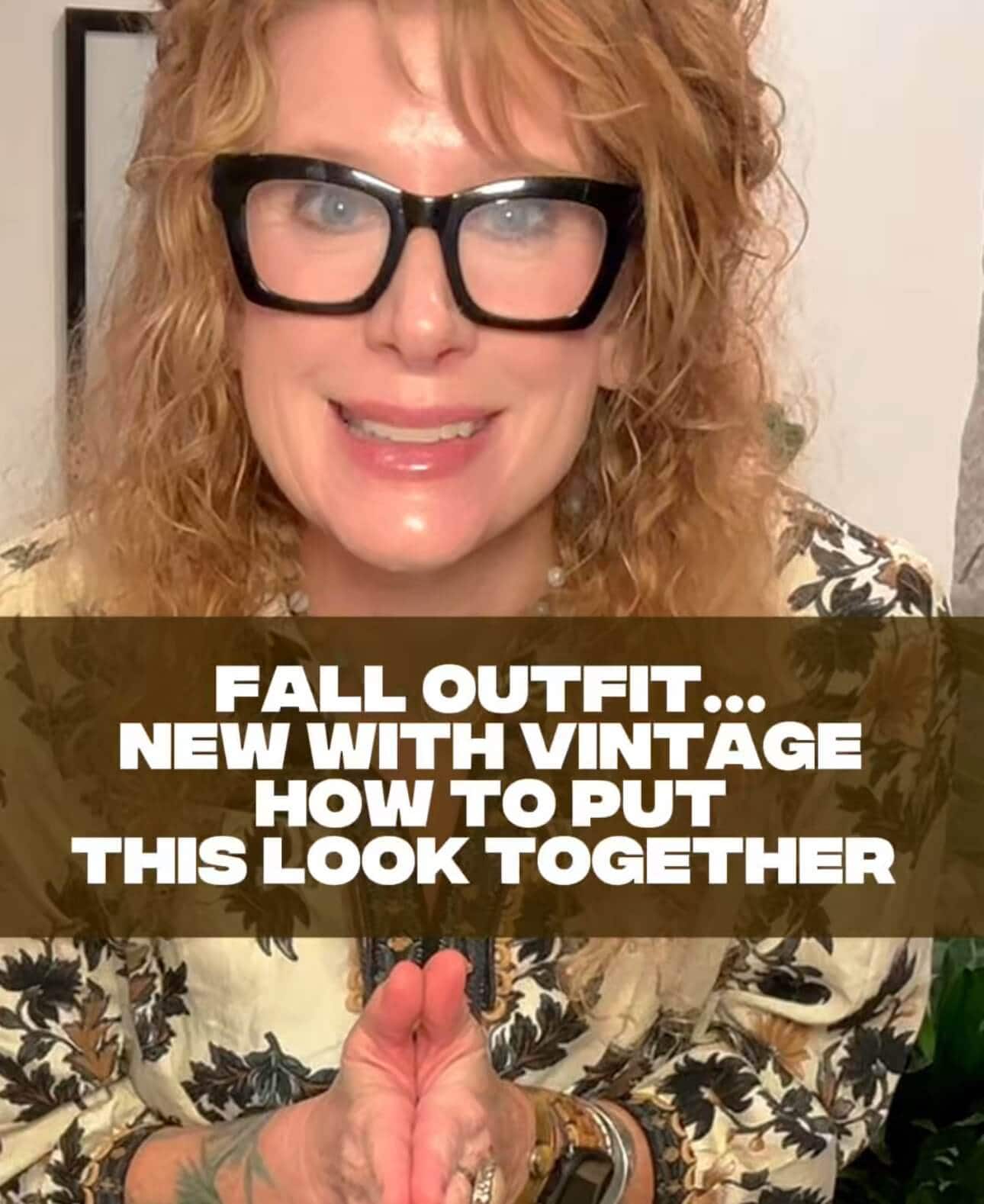 How to style a fall blouse