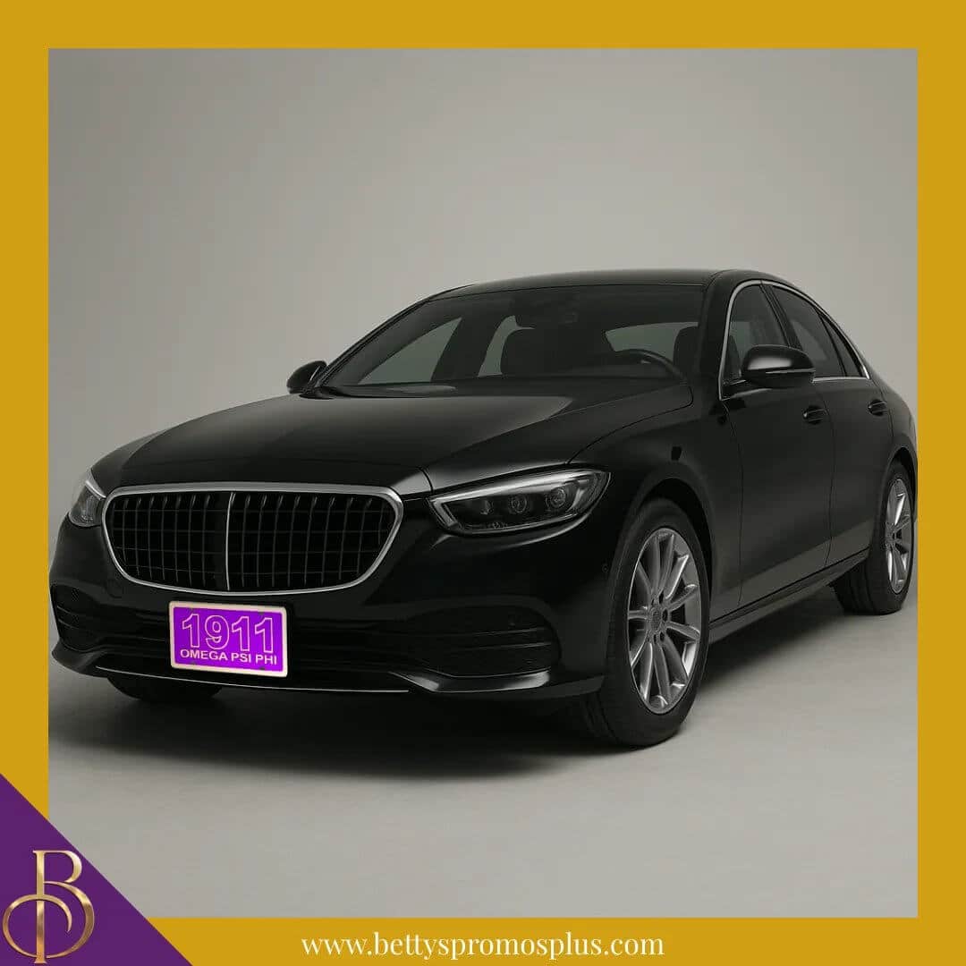Omega Psi Phi Founding Date License Plate 