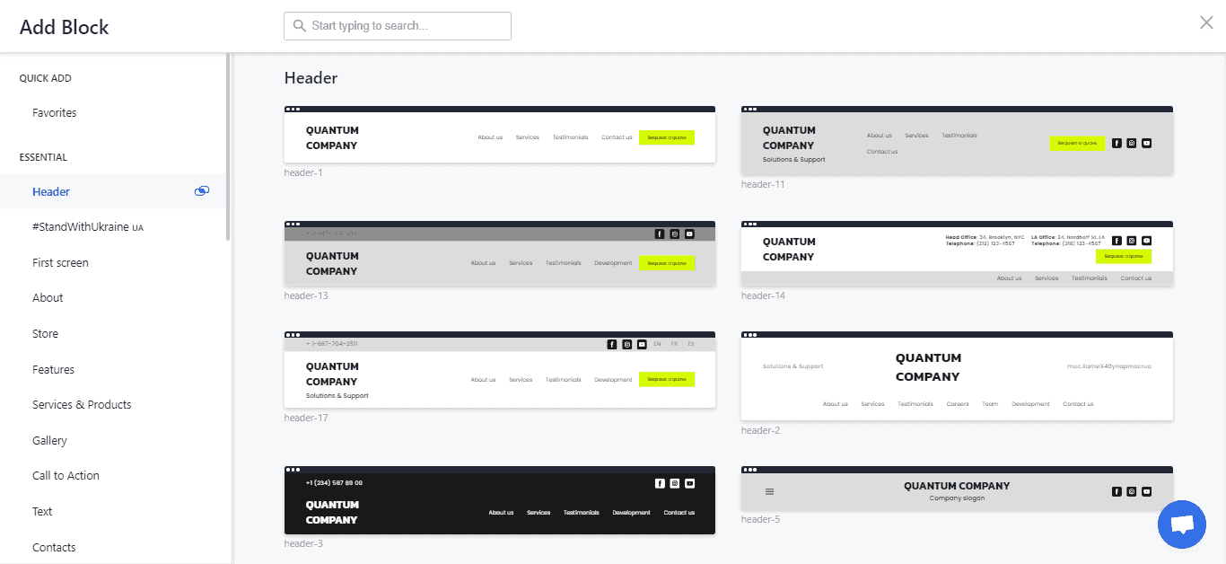 Weblium Review weblium editor site blocks