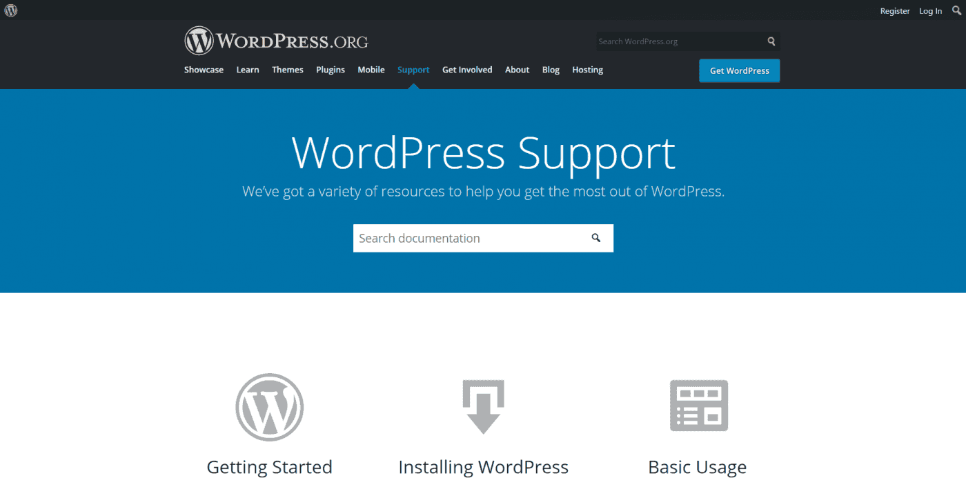 WordPress support