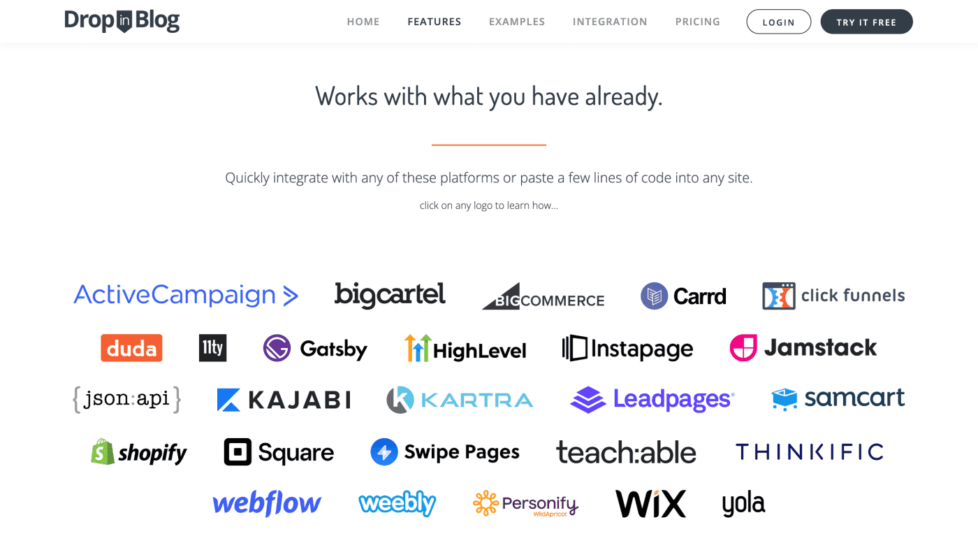 best blog app for your business: integrations