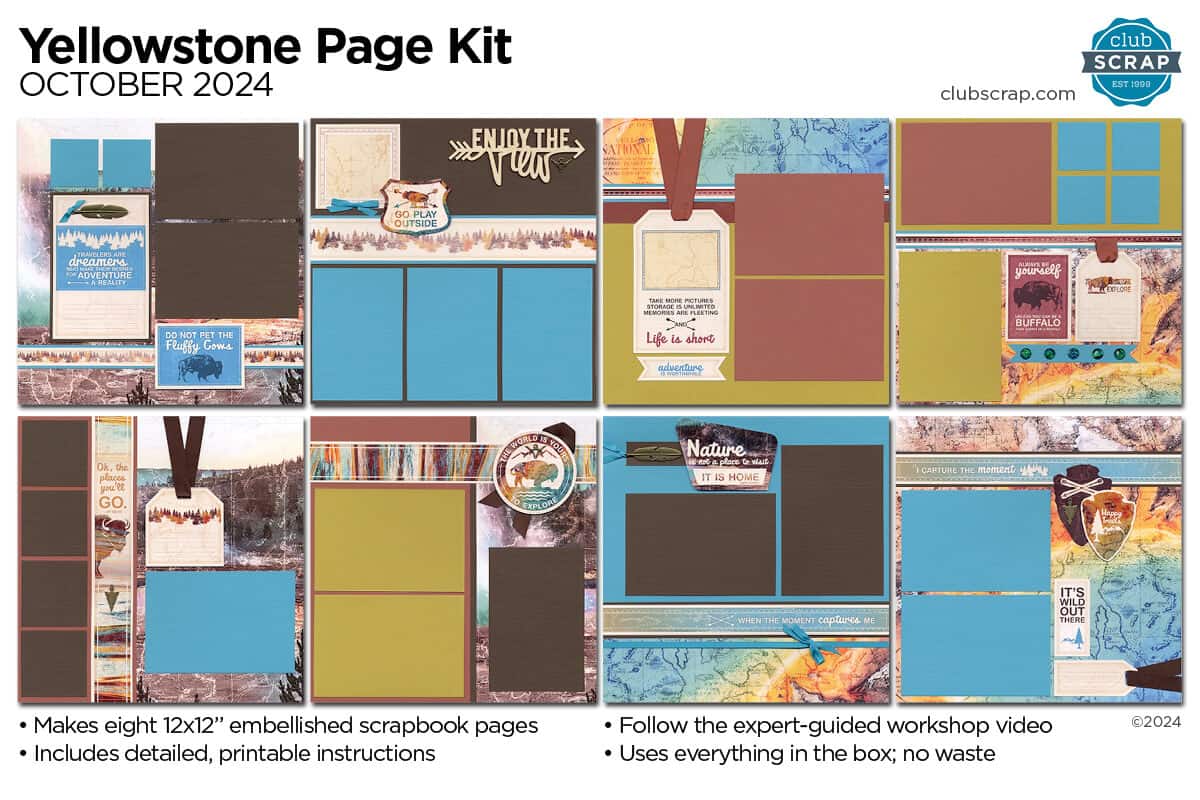Yellowstone Page Kit