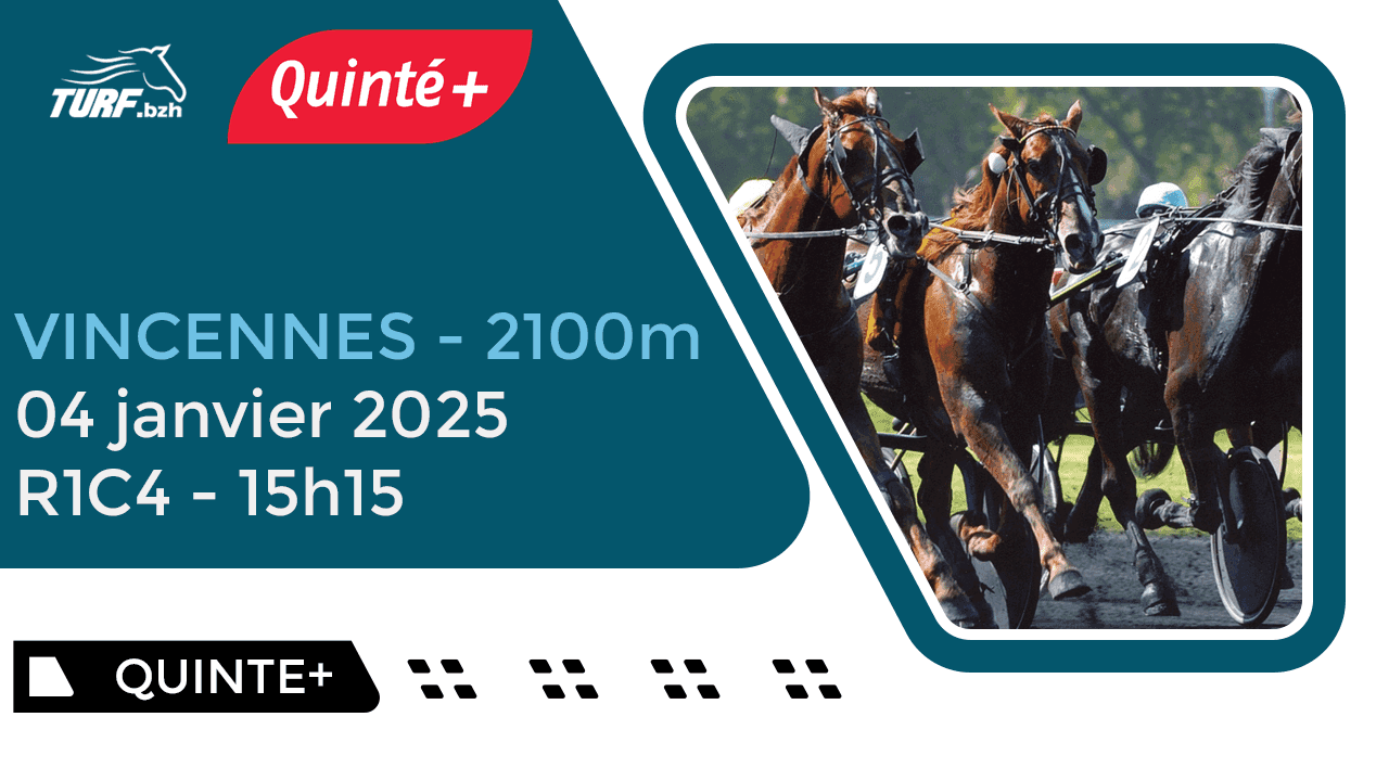 Quinté Vincennes : Analyse et Pronostics du 4 Janvier 2025
