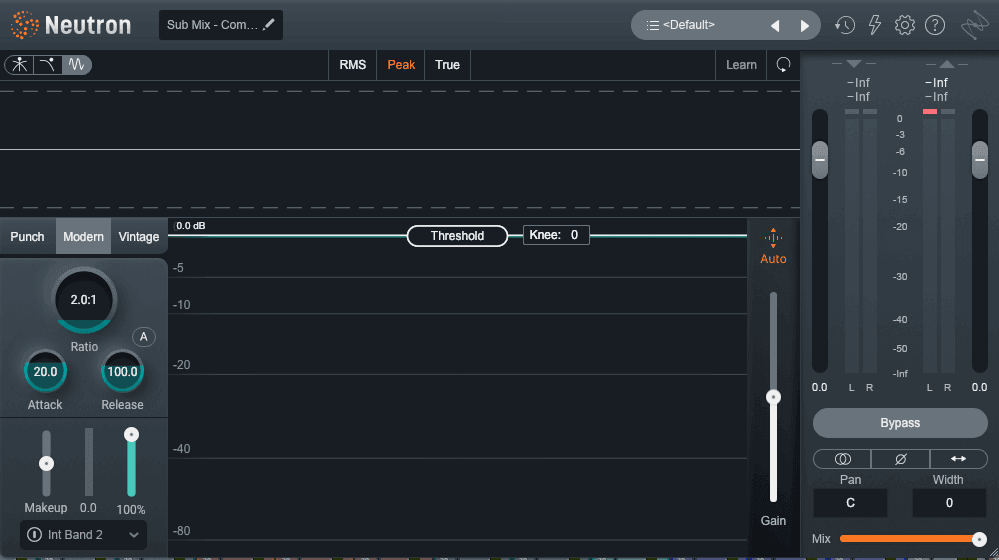Stereo compressor in Neutron