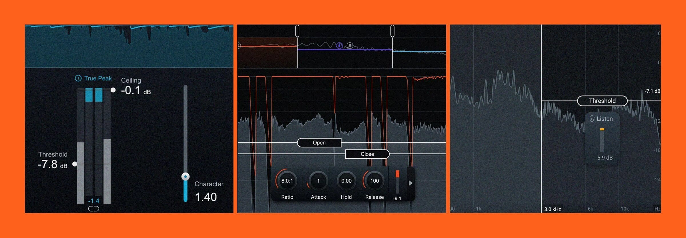Audio dynamics plugins