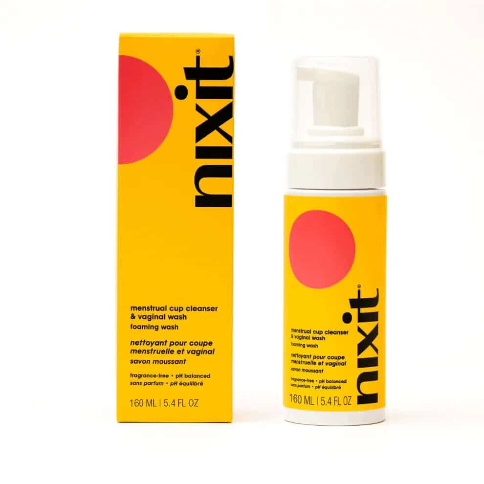 nixit menstrual cup cleanser and vaginal wash
