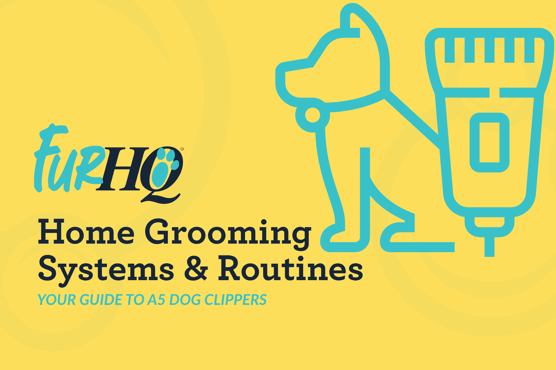 A5 Dog Clippers - Detachable Blade Guide for Home Grooming
