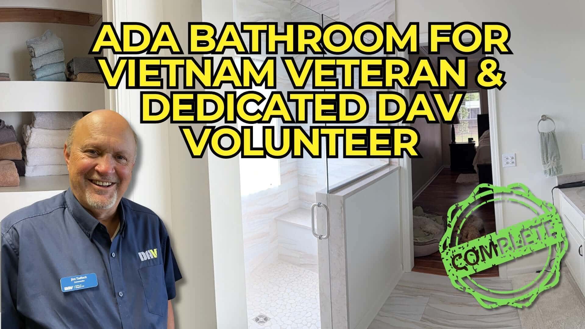 Supporting Jim Tadlock: A Veteran Living with Lasting Service Injuries