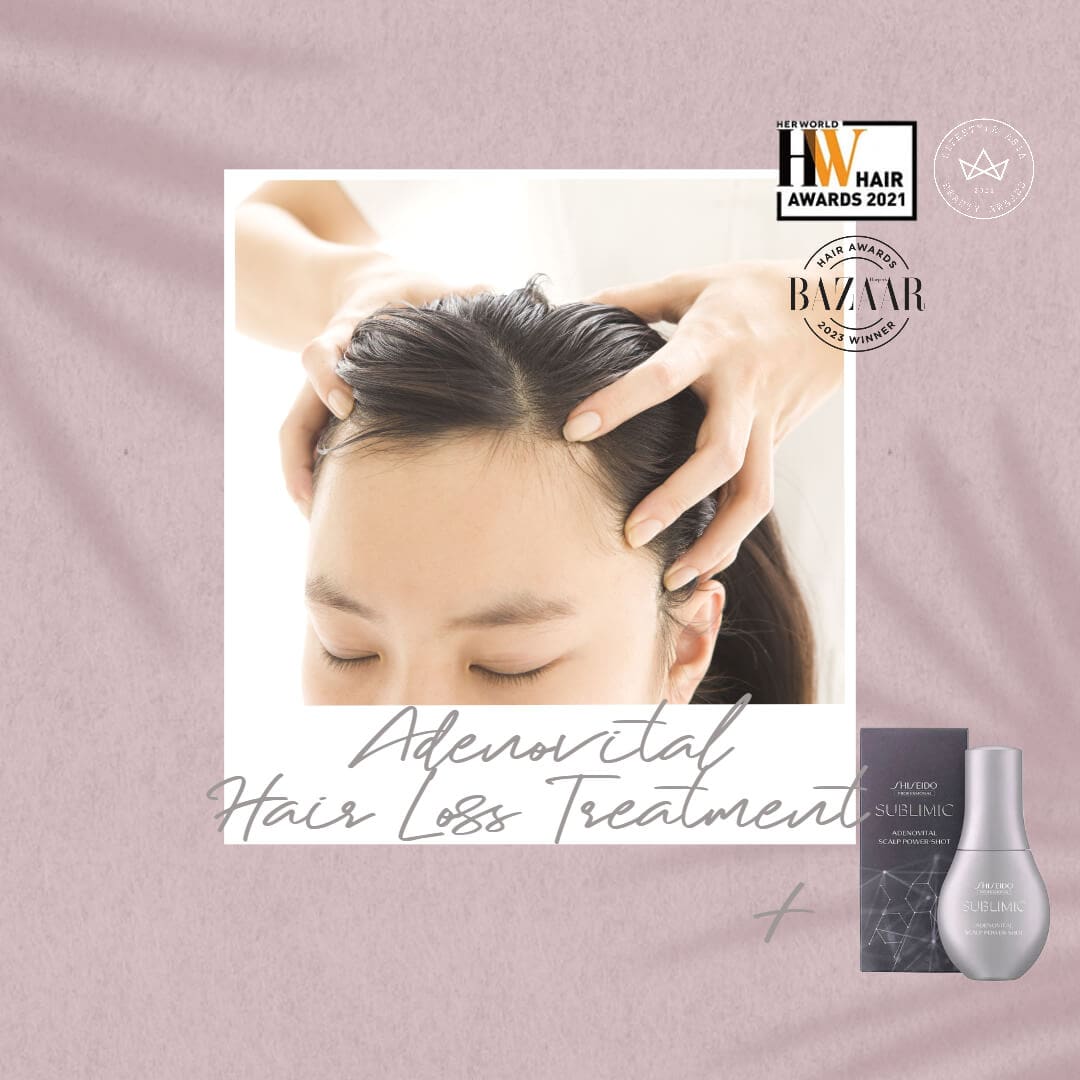 Valentine's Day Promotion Anti Hair Loss Scalp Treatment with 120ml Adenovital Scalp Power Shot