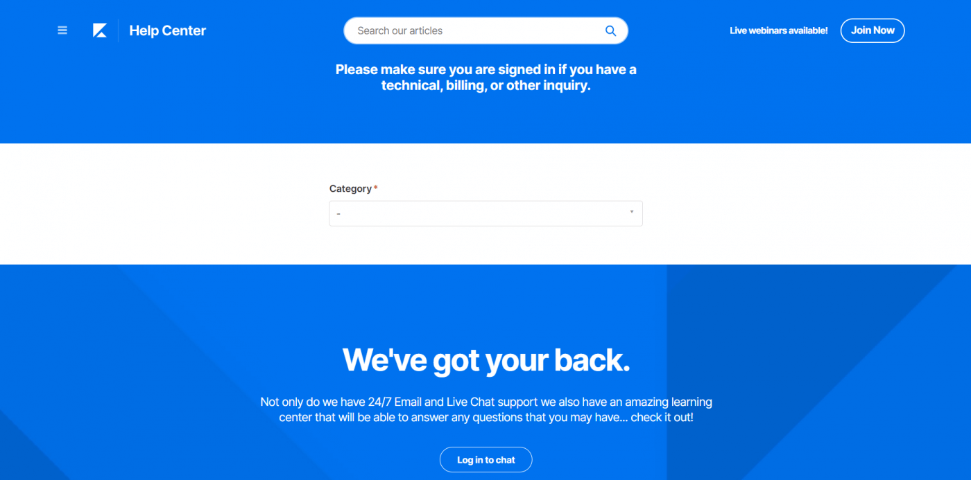 Kajabi help center customer support