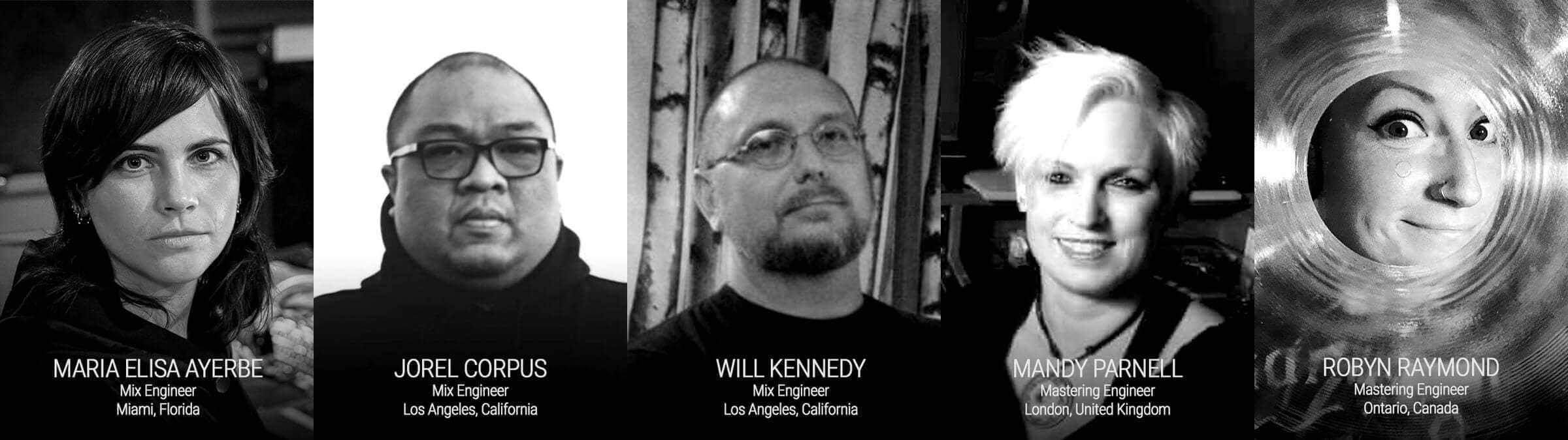 mix engineers and mastering engineers