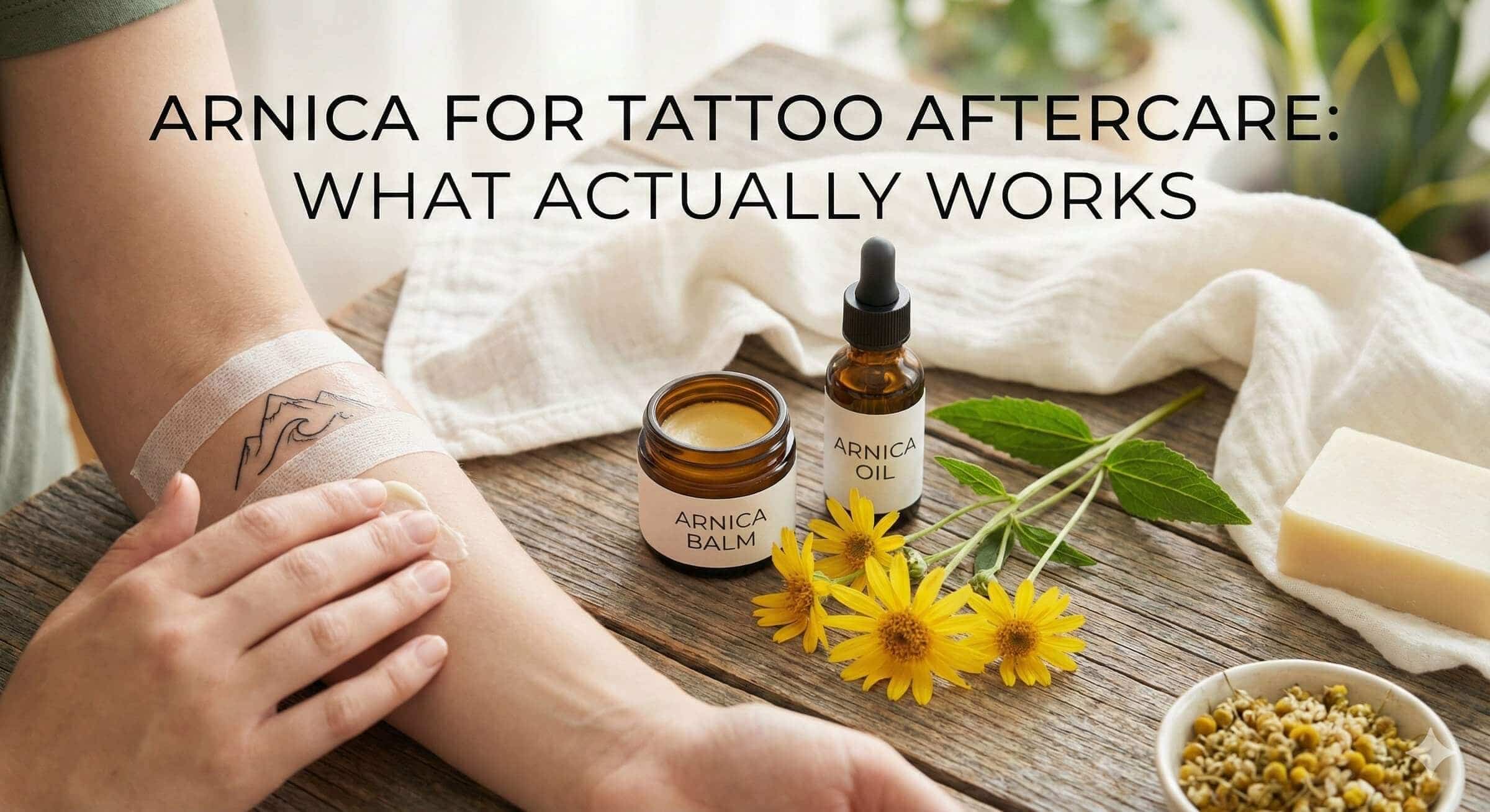 Arnica for Tattoo Aftercare What Actually Works