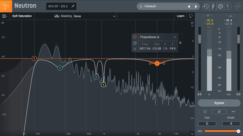 Using Neutron for subtractive EQ