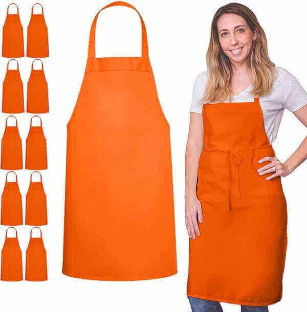 wholesale-spun-apron-without-pocket-orange.webp