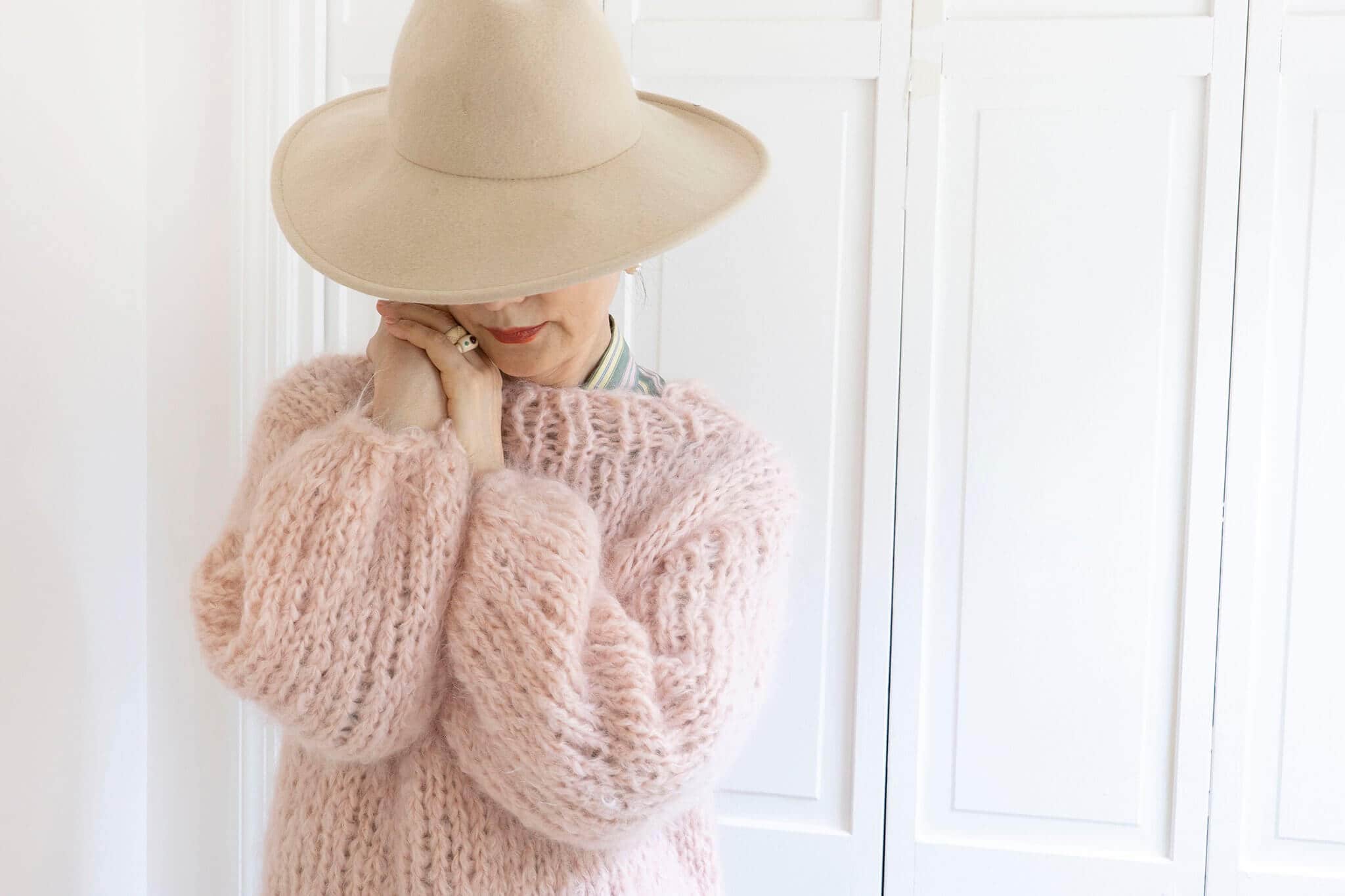 The Softest & Easiest Mohair Sweater You’ll Ever Knit