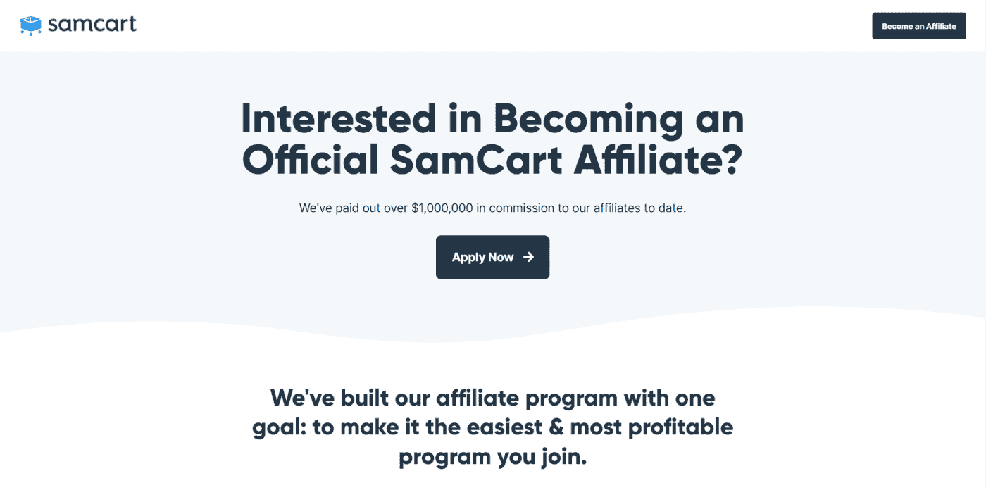SamCart affiliate program