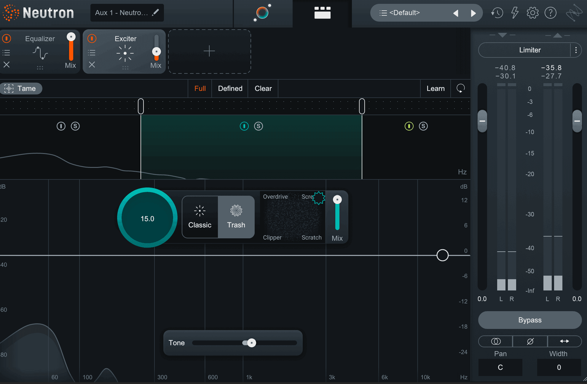 Neutron Exciter Trash mode