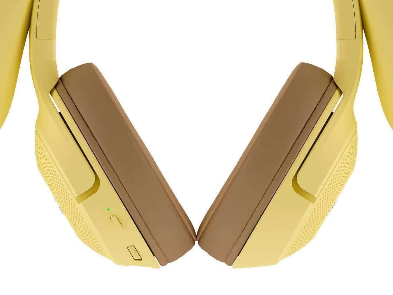 Side profile view with ear cups and headband