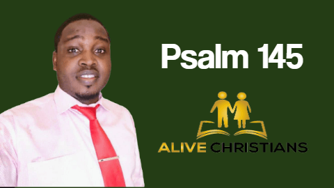 Psalm 145 KJV with Audio - I will extol thee, my God, O king