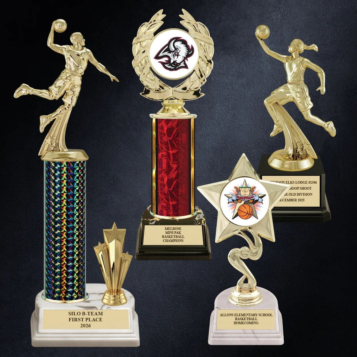 Custom Basketball Awards by Hodges Badge Company