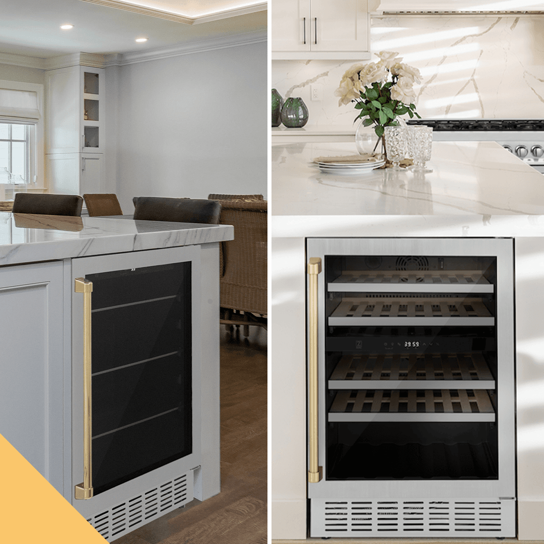 Difference Between a Wine Cooler and a Beverage Fridge?