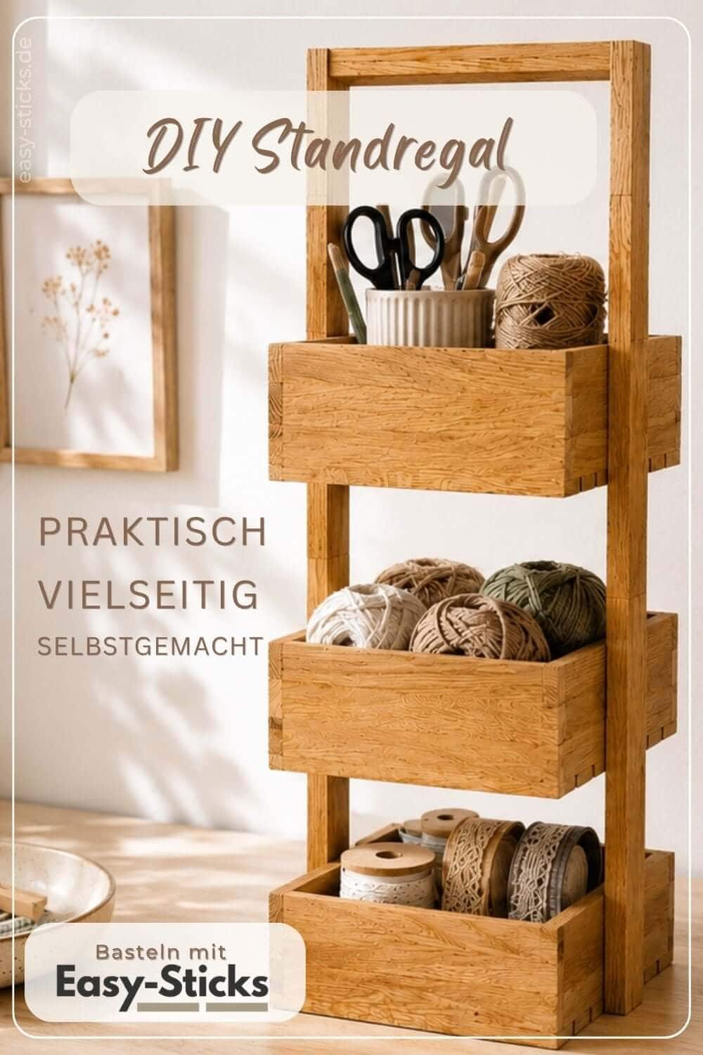 Standregal bauen mit Easy-Sticks