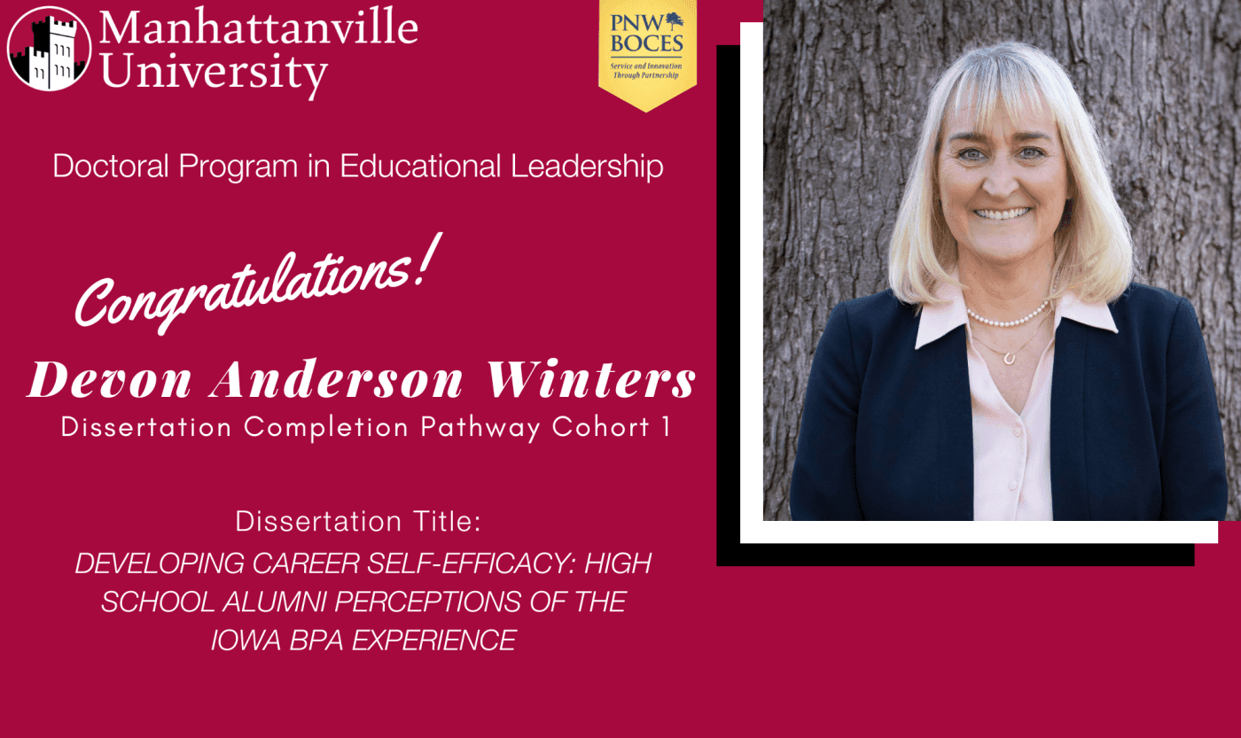 Successful Final Dissertation Defense - Congratulations to Devon Anderson Winters!